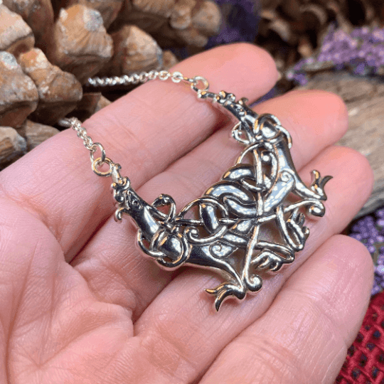 Airica Celtic Viking Silver Necklace - 