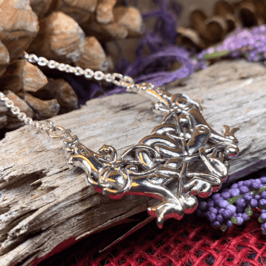 Airica Celtic Viking Silver Necklace - 