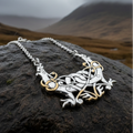 Airica Celtic Viking Silver Necklace