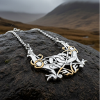 Airica Celtic Viking Silver Necklace