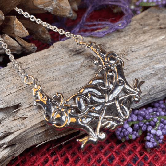 Airica Celtic Viking Silver Necklace - 