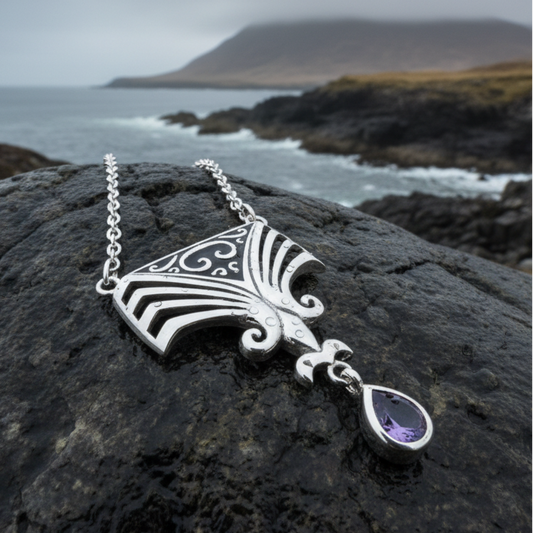 Aina Celtic Amethyst Necklace
