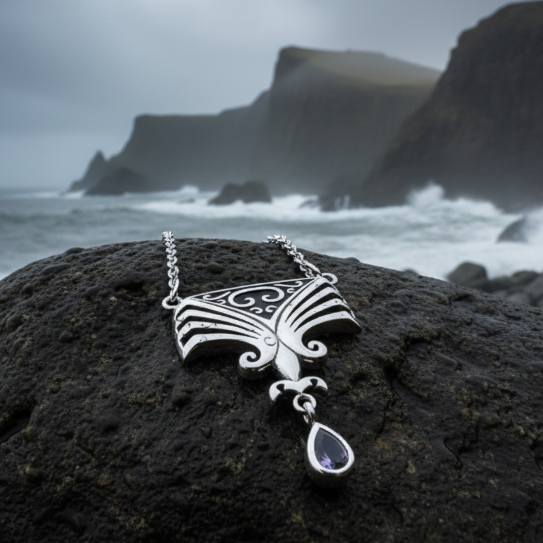 Aina Celtic Amethyst Necklace