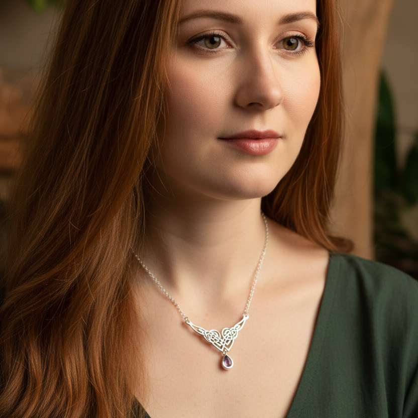 Sara Celtic Knot Necklace