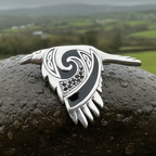 Birget Celtic Raven Necklace