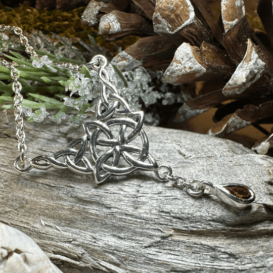 Celtic Compass Necklace - Moonstone