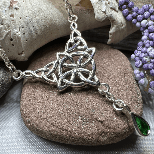 Celtic Compass Necklace - Moonstone