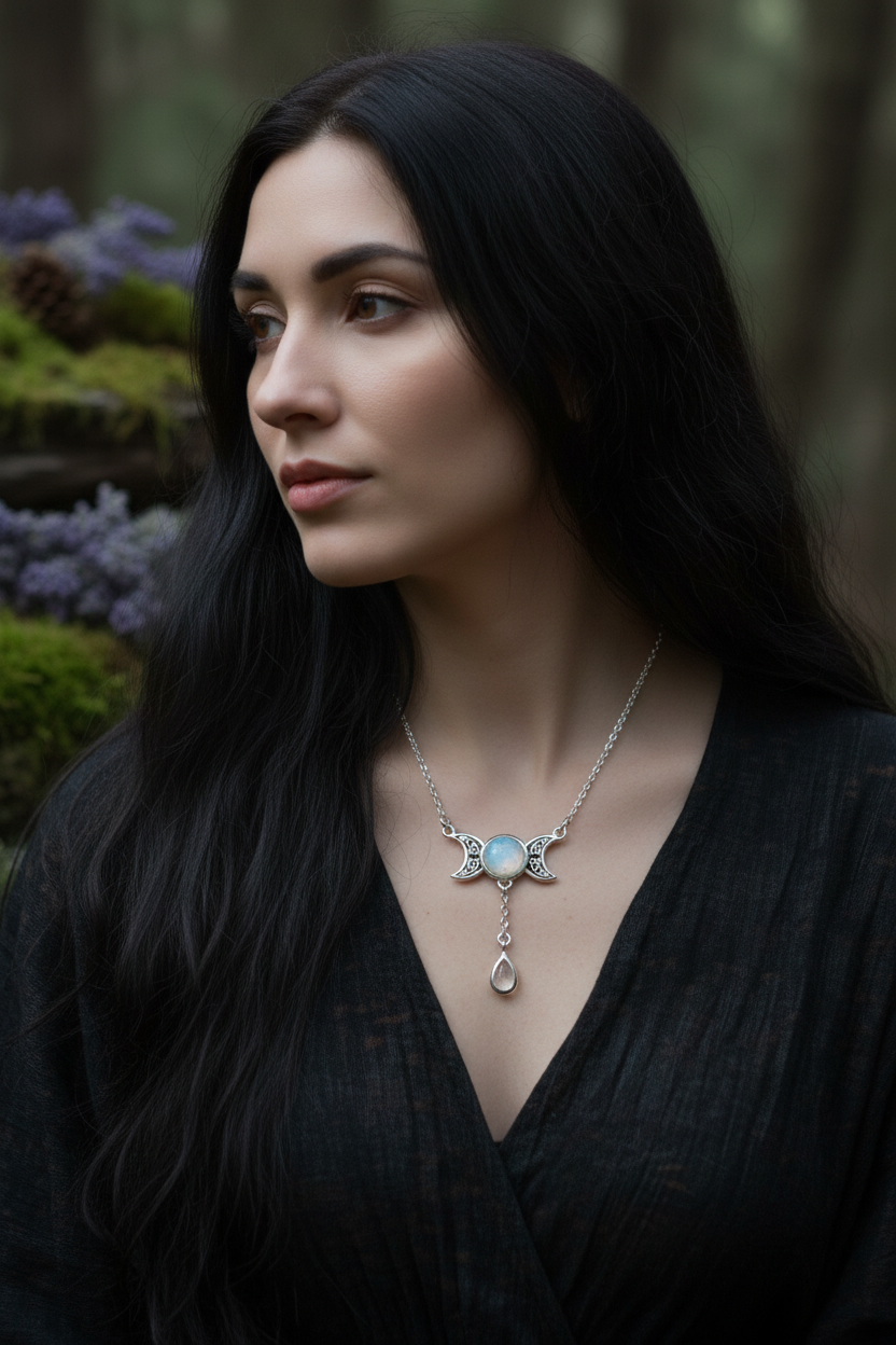 Celtic Moon Necklace