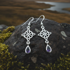 Quaternary Celtic Knot Earrings