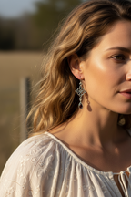 Quaternary Celtic Knot Earrings