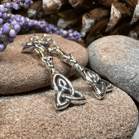 Mother's Knotwork Celtic Earrings - 
