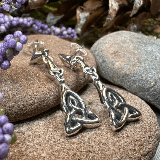 Mother's Knotwork Celtic Earrings - 