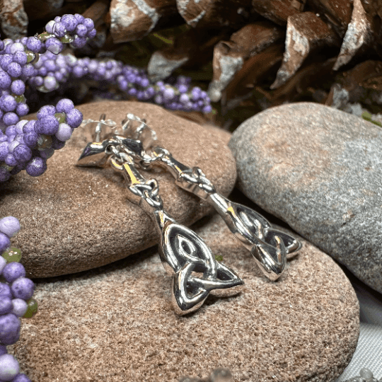 Mother's Knotwork Celtic Earrings - 