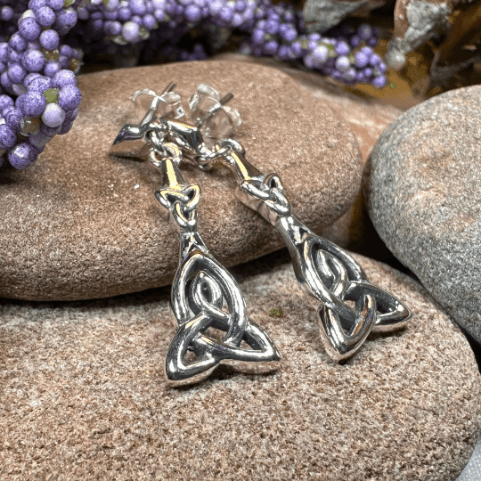 Mother's Knotwork Celtic Earrings - 