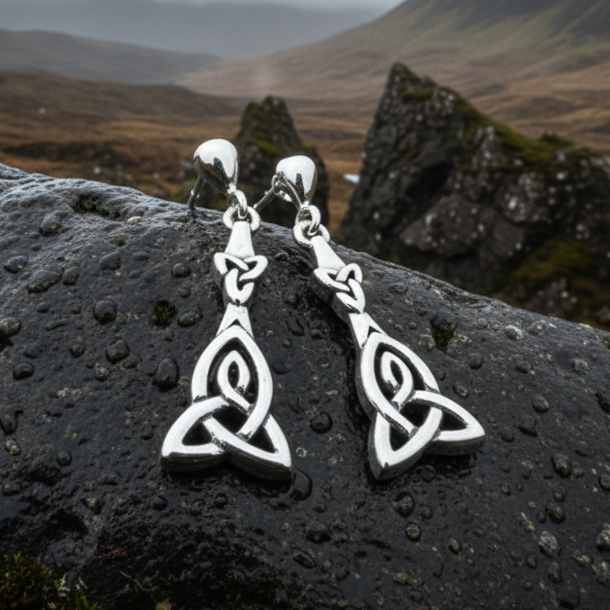 Mother's Knotwork Celtic Earrings