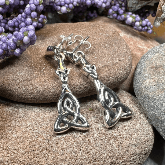 Mother's Knotwork Celtic Earrings - 