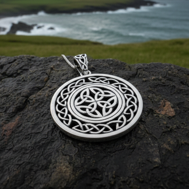 Runa Four Trinity Knot Necklace