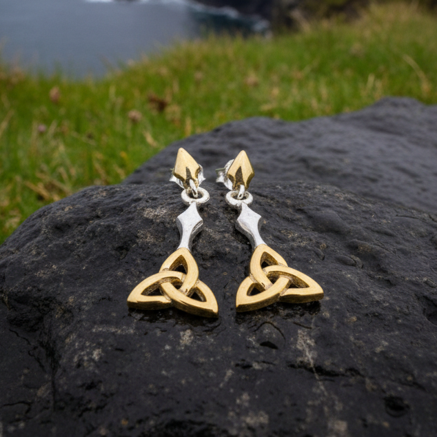 Ethne Trinity Knot Earrings