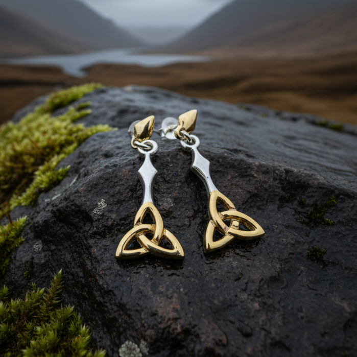 Ethne Trinity Knot Earrings
