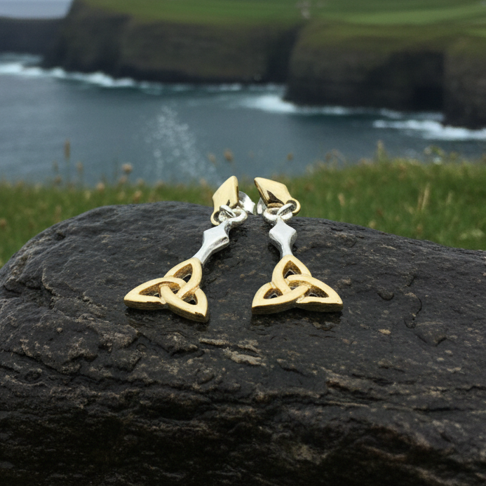 Ethne Trinity Knot Earrings