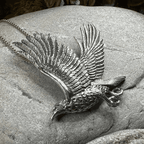 Eagle in Flight Necklace - 18