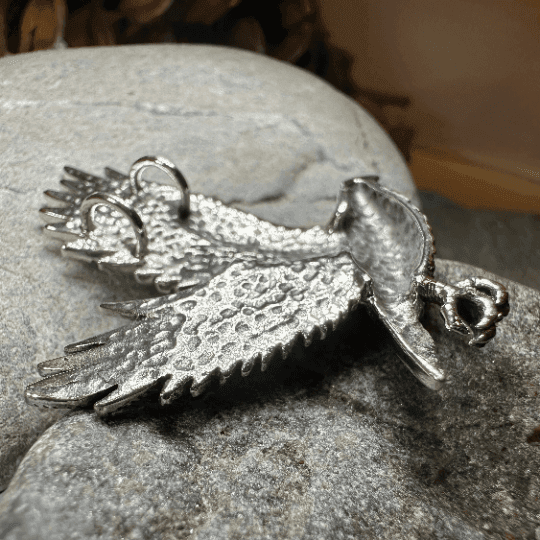 Eagle in Flight Necklace - 18