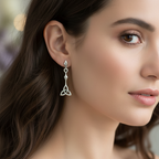 Enchanted Trinity Knot Earrings