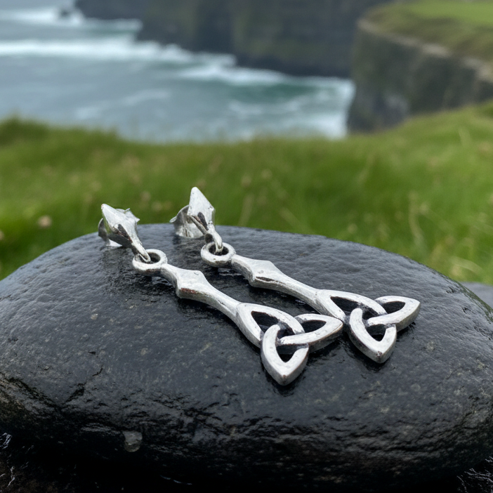 Enchanted Trinity Knot Earrings