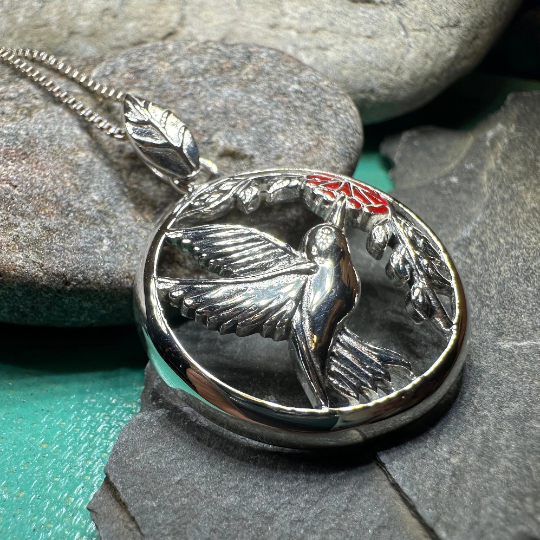 Tropical Hummingbird Necklace
