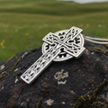 Braddan Scottish Celtic Cross Necklace