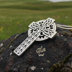 Braddan Scottish Celtic Cross Necklace