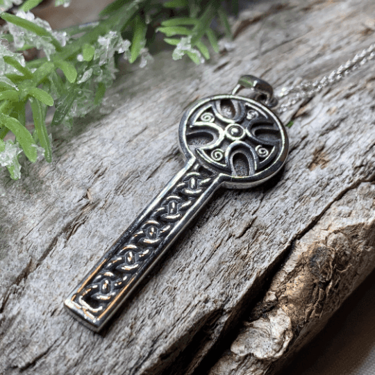 Canice Celtic Cross Necklace - 18