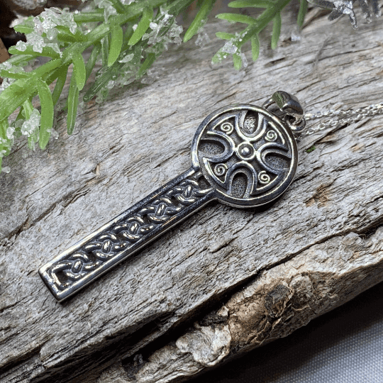 Canice Celtic Cross Necklace - 18