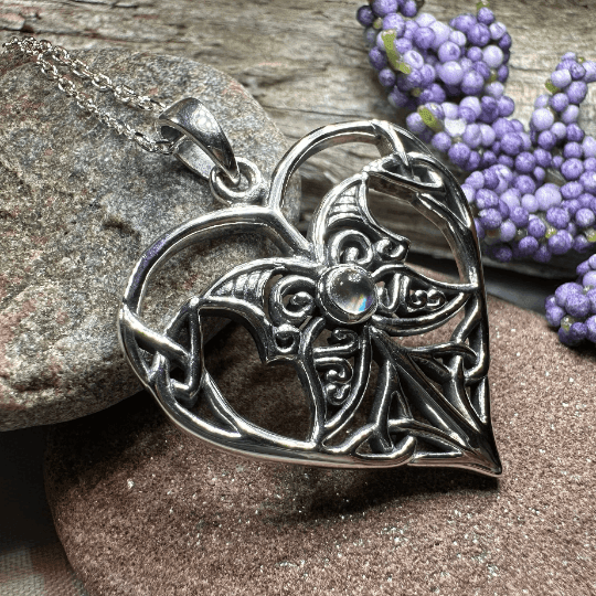 Lumina Heart Necklace - Amethyst / 18