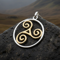 Arawn Celtic Spiral Necklace
