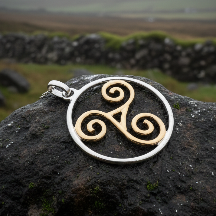 Arawn Celtic Spiral Necklace