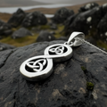 Trinity Knot Infinity Necklace