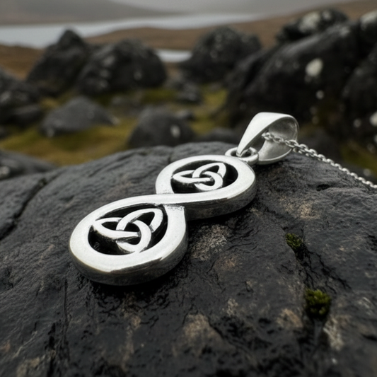 Trinity Knot Infinity Necklace
