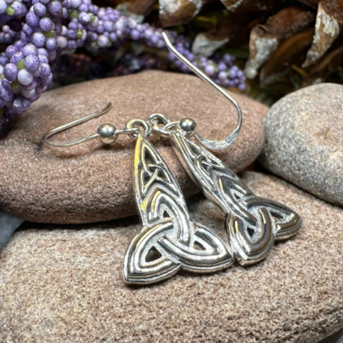 Keelia Trinity Knot Earrings