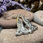 Keelia Trinity Knot Earrings