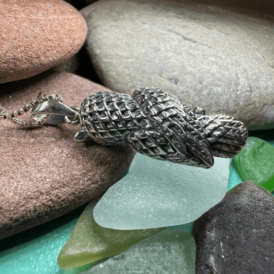 Watchful Owl Necklace - 18