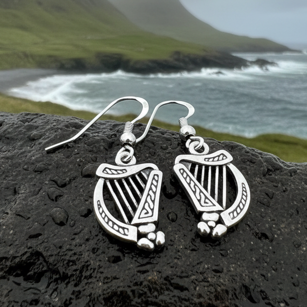 Sarai Harp Earrings