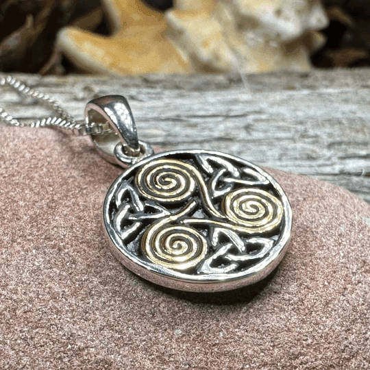 Sorcha Spiral Necklace - 18