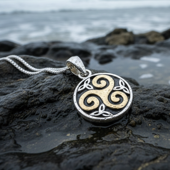 Carran Spiral Necklace