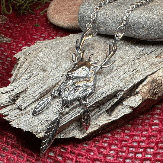 Woodland Stag Necklace - 