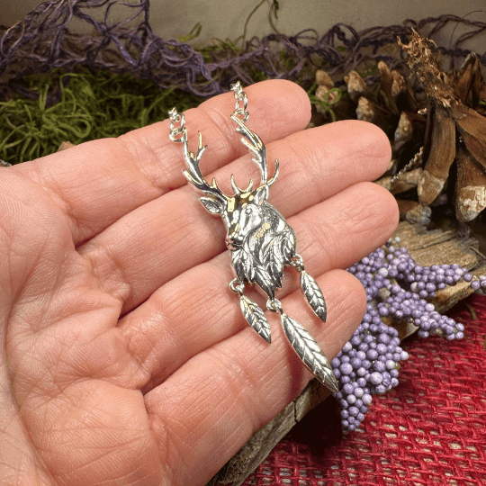 Woodland Stag Necklace - 
