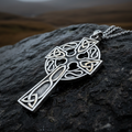 Cahal Large Celtic Cross Necklace
