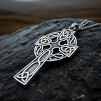 Cahal Large Celtic Cross Necklace