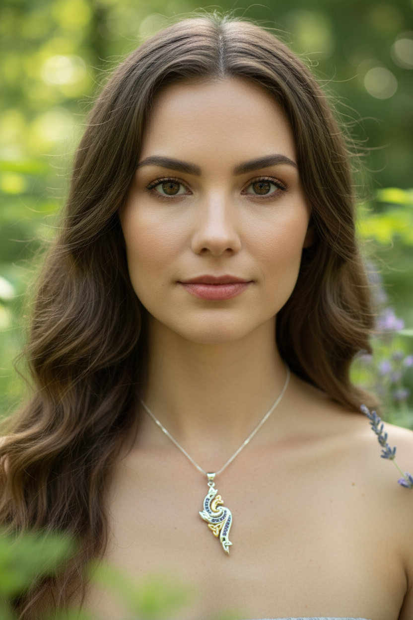 Mystic Trinity Knot Necklace