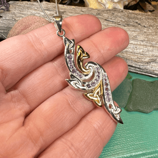 Mystic Trinity Knot Necklace - 18